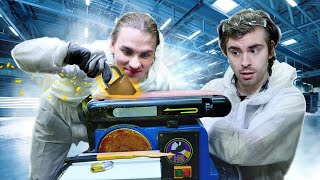 Can We Break A Lock With A Sanding Machine? And Other Experiments