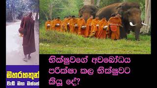 භික්ෂුවගේ අවබෝධය පරීක්ෂා කළ භික්ෂුවට කියූ දේ? 🙏🙏🙏 Maha Rahathun Wedi Maga Osse.. screenshot 5