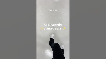 how to do backwards crossovers 🤍 #beginner #crossovers #iceskating