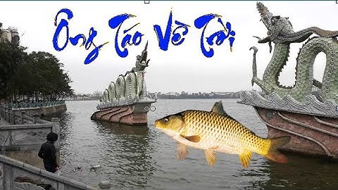 Thả cá chép vàng xuống Hồ Tây đưa ông Táo về trời