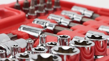 tool-LLNDEI 53PCS SAE & Metric | CR-V Steel Screwdriver Bit Set and Drive Socket Set