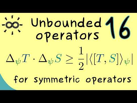Unbounded Operators 16 | Uncertainty Principle