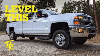 Leveling the DURAMAX!  [Suspension Maxx 2.5' level on a Silverado 2500 HD]