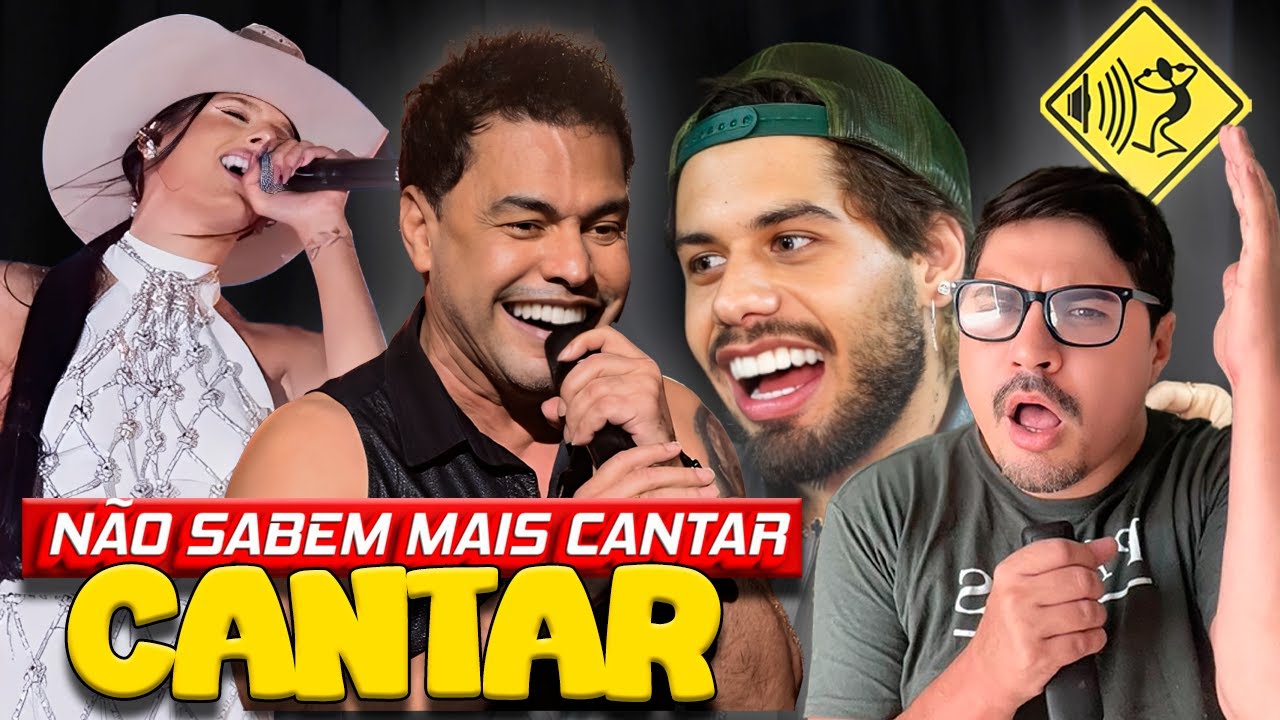 FAMOSOS QUE NÃO CONSEGUEM MAIS CANTAR