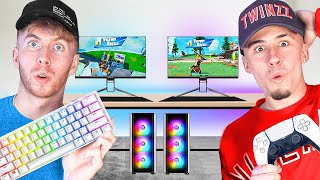 Me & My Duo Built The ULTIMATE Gaming Set-up for FNCS... ($20,000 Fortnite Gaming Set-up)