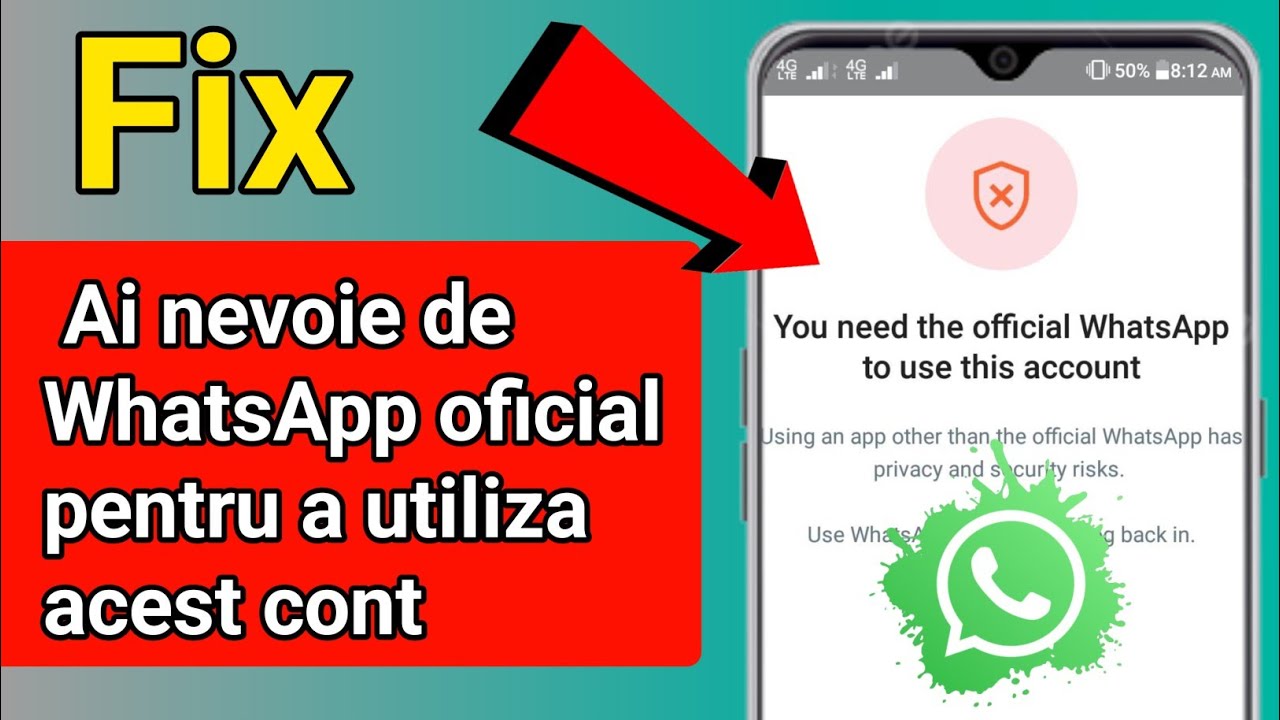 Aveți nevoie de Whatsapp oficial pentru a utiliza acest cont Rezolvare probleme!! -2024