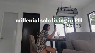 VLOG #38 MILLENIAL SOLO LIVING | Preparing for Midterm Exam (Living Alone UPDATE)