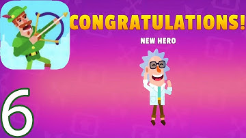 Bowmasters: Archery Shooting gameplay walkthrough part - 6 (Android, IOS)