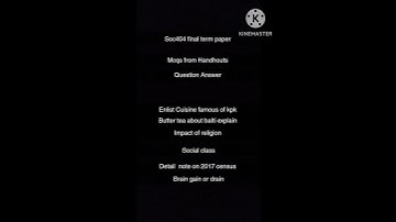 Soc404 Final term paper current 2023#using #shortsvideo #shorts
