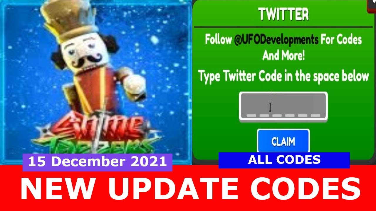 Anime Tappers Codes - Roblox - December 2023