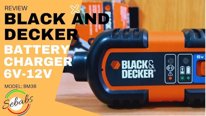 BLACK DECKER BM3B Fully Automatic 6V 12V Battery Charger Maintainer Explain  With Doodly Animation 