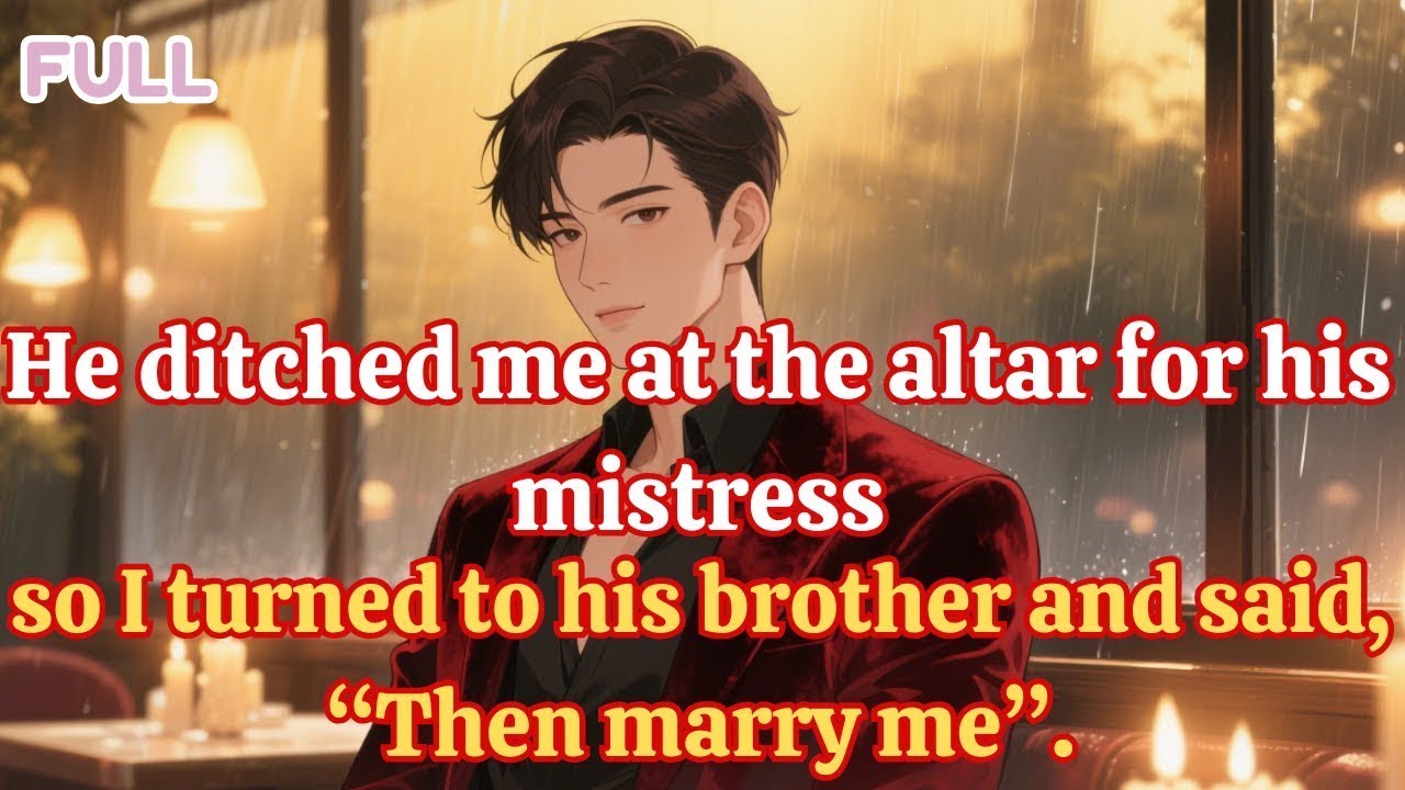 He ditched me at the altar for his mistress—so I turned to his brother and said, “Then marry me ”