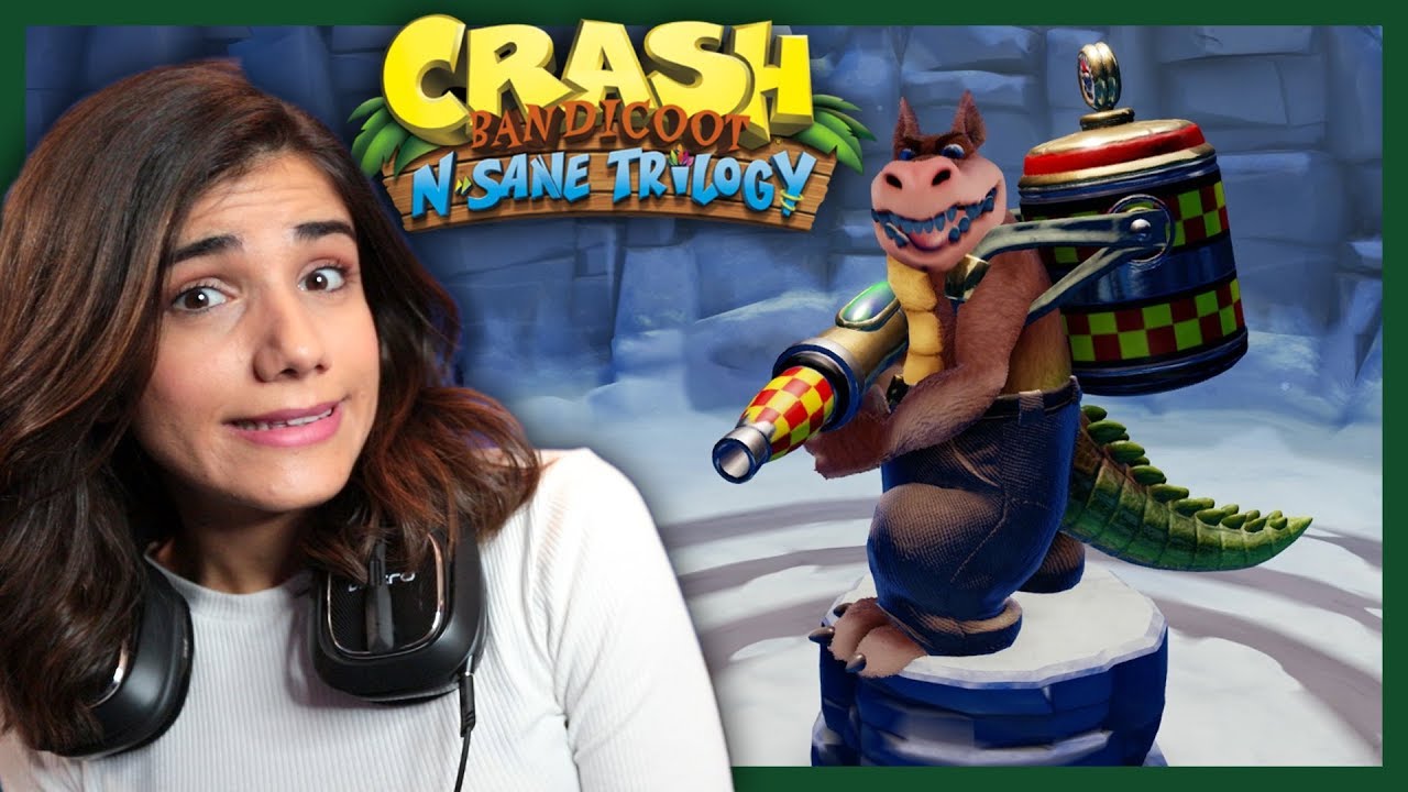 ΤΑ ΒΑΖΩ ΜΕ ΤΟΝ ΚΡΟΚΟΔΕΙΛΟ ΠΟΥ ΠΕΤΑΕΙ ΦΩΤΙΕΣ | Crash Bandicoot | GamerKonstantina