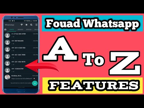 Fouad Whatsapp A To Z Settings/Features || IN HINDI || MKV TECHNICAL