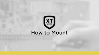 How to Mount an XT Series Panel
