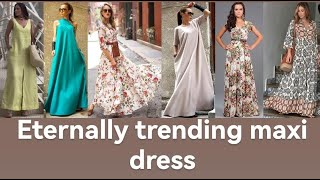 Eternally trending maxi dress! Вечный трендплатье макси! #fashion2024 #moda2024 #maxidresses