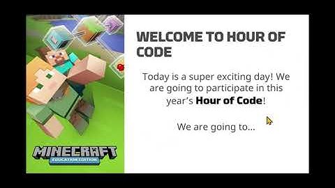Minecraft Education Hour of Code 2022: Escape Estate - Block-based Coding (suitable for Primary)