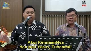 KJ 222A Agungkan Kuasa NamaNya.  GKI Harapan Indah