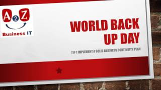 Celebrity A2Z Business IT | 3 Min tip World Backup day Tip 1 | Westchester 914-821-5660 | CT 203-489-2532 Net Worth