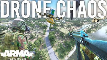 Drone Chaos In The New Zarichne Server | Arma Reforger