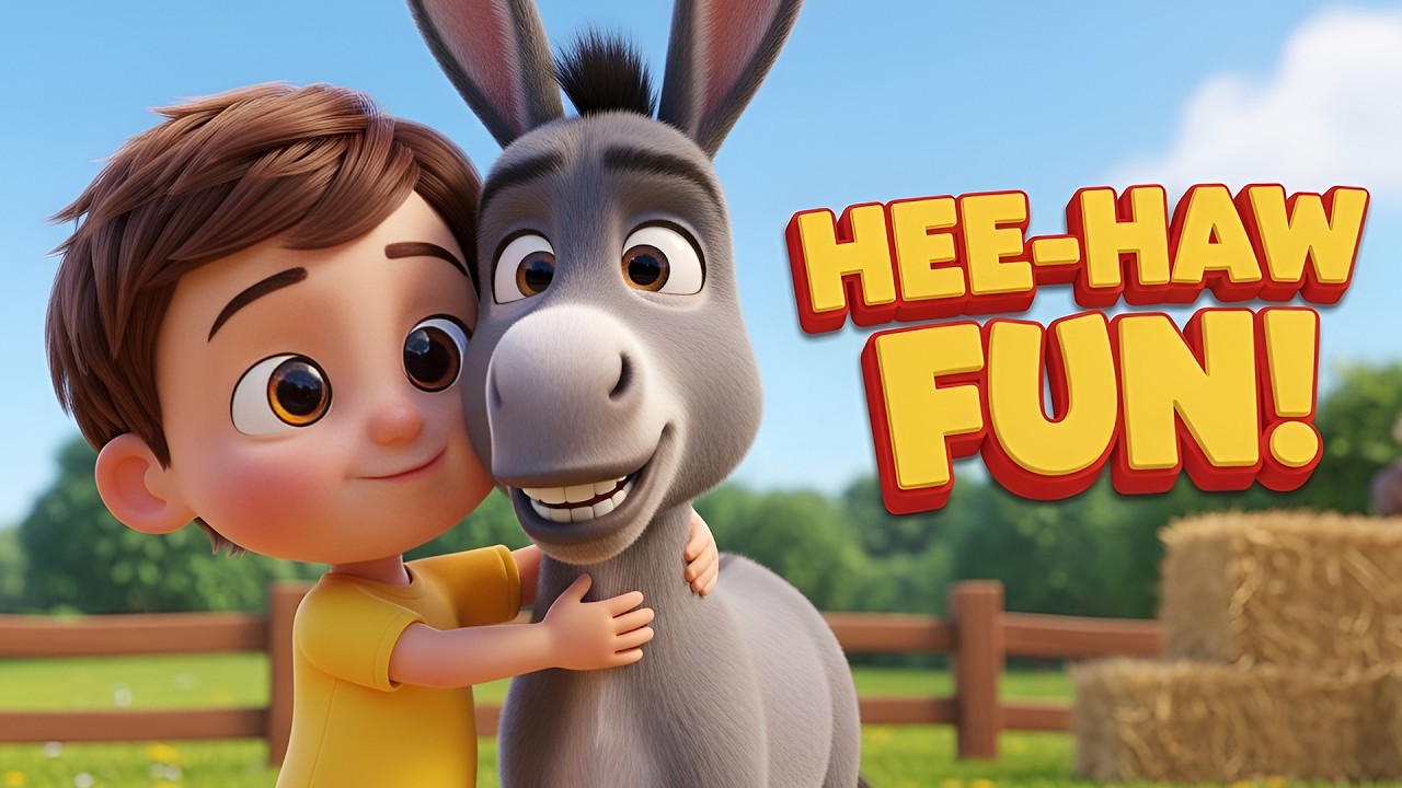 My Donkey Song | Bunny Boo Songs | Kids Animal Rhymes | Animal Songs for Kids