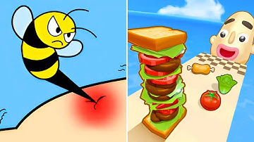 Help Me Tricky Puzzle and Story VS Sandwich Runner — Android, iOS Gameplay