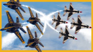 2024 Blue Angels \& Thunderbirds Together at El Centro