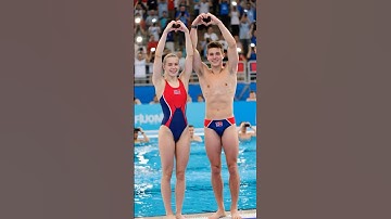 🏆 Best AI Swimming Skills "Norwegian Swimmers Form a Heart Overhead ❤️" #aisports #highlights