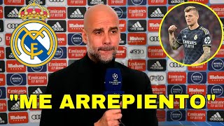 BOMBAZO EN EL ETIHAD / GUARDIOLA ADMITE SU ERROR COMETIDO CON KROOS / NOTICIAS DEL REAL MADRID HOY