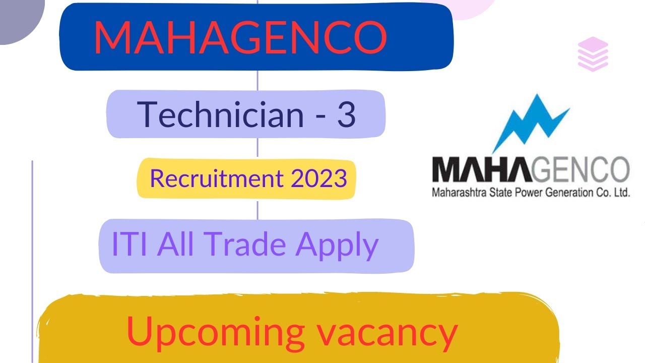 UPCOMING MAHAGENCO Technician 3 Recruitment MSEB Exam Pattern upcoming-mahagenco-technician-3-recruitment-mseb-exam-pattern