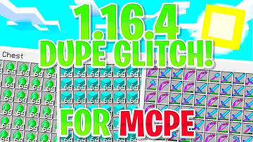 BEST MCPE (1.16.4) DUPLICATION GLITCH TUTORIAL! | Minecraft PE (Win10, Xbox,Ps4,Switch