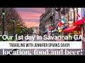 Savannah Georgia food beer and location! Walking tour..Best location hotel to stay in review