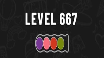 Ball Sort Puzzle Level 667