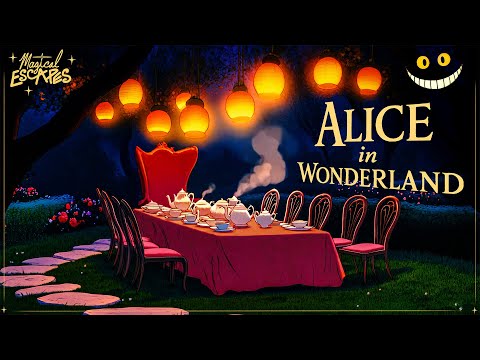 Alice In Wonderland Tea Party Ambience Whimsical Music Fantasy Sounds Relax Study Sleep 