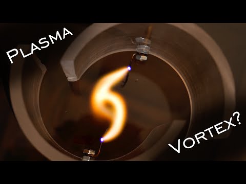 9000 Volt Plasma Tornado Made by Electricity