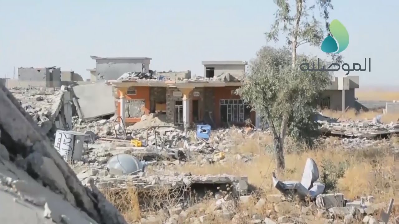 كاميرة الموصلية توثق حجم الدمار الذي خلفه داعش في قرية خور سيباط المحررة
