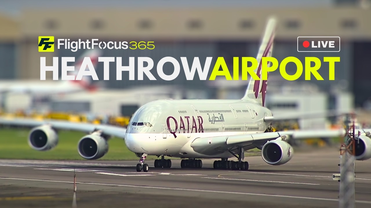Heathrow Airport Live - Wednesday 1st July 2026
