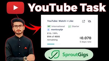 How to Complete youtube Task in sproutgigs | How to Work in Sproutgigs #sproutgigs