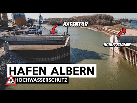 So wird der Hafen Albern vor Hochwasser geschützt! | Hochwasserschutz Hafen Albern