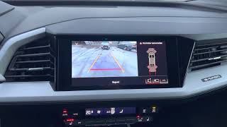 2022 Audi Q4 E-Tron Sportback retrofitted with original rearview camera