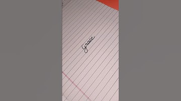 How to write in cursive writing ✍🏻😍🥰Cursive Writing #howto #cursivewriting #cursive #writing #shorts