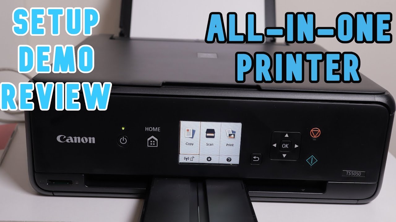 Update Canon PIXMA TS5050 All In One WIFI Printer Review \u0026 Demonstration