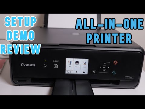 Canon PIXMA TS5050 All In One WIFI Printer Review & Demonstration