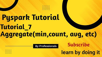 How to use Aggregates in PySpark | Pyspark Tutorial