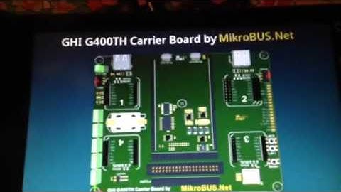 G400TH Carrierboard Multi I2C Sensor Demo