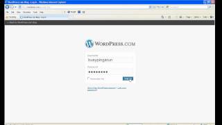 A video tutorial on how to create wordpress account - by busyping.com