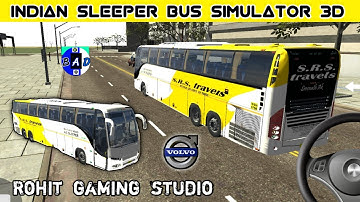 Indian sleeper bus simulator 3D free download Android gameplay/rohit gaming studio/Indian bus games