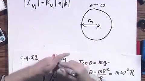 Module 22 02   Angular momentum of a conical pendulum