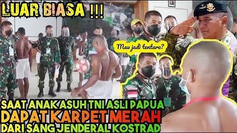 Momen Saat Jenderal Kostrad Dibuat Takjub oleh Casis TNI Asli Papua anak asuh Prajurit Kostrad