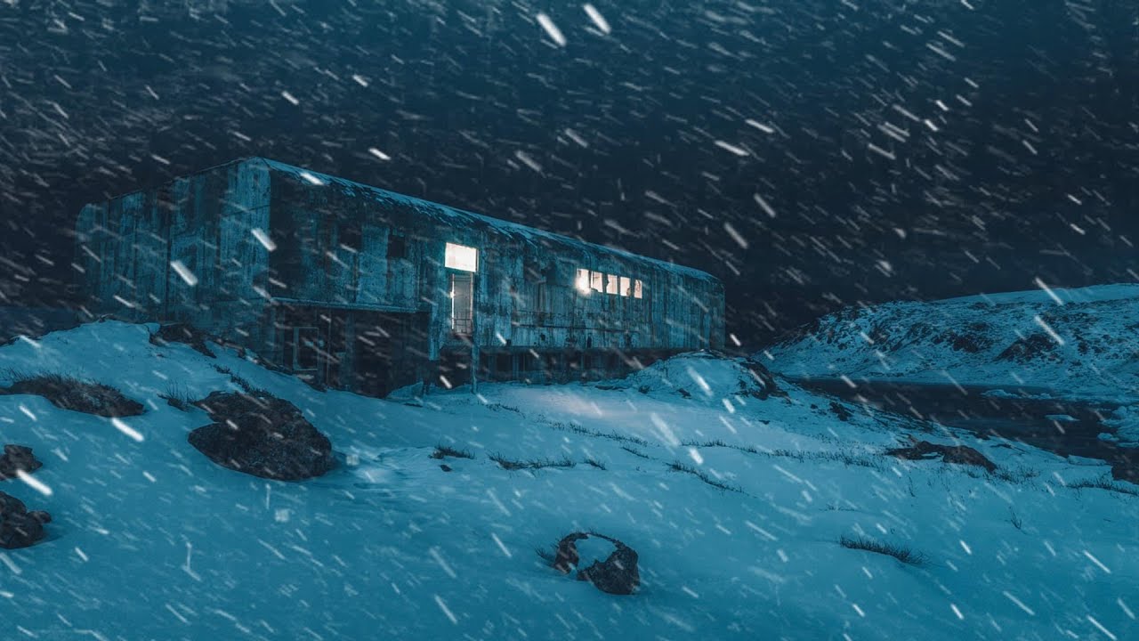 Freezing winter storm at an abandoned research facility in the Snowy Mountains┇Winter storm